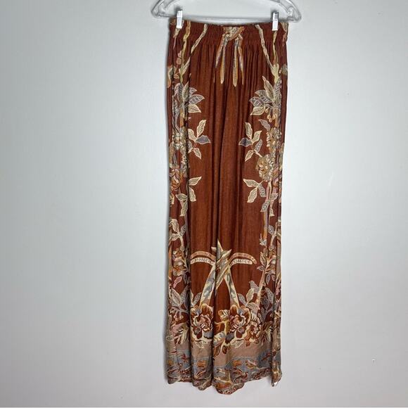 Brahmaki Terra Di Siena Wide Leg Reversible  Pants Sz S - Picture 5 of 8